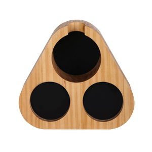 Portafiltro Stander Coffee Tamper Mat Soporte de madera, Coffee Tamper Holder, Wooden Coffee Holder