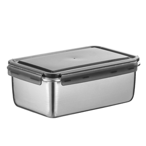 Caja de lanzamiento de conjunto de contenedores de alimentos de acero inoxidable de grado alimenticio para restaurante de cocina