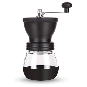 Ajustable lavable manivela portátil de cerámica rebabas molino de café en grano Mini molinillo de café Manual cónico