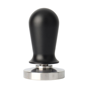 Tamper de café de 51 mm Presión regulada Calibrada Espresso Tamper de mano Base de acero inoxidable 304 Negro